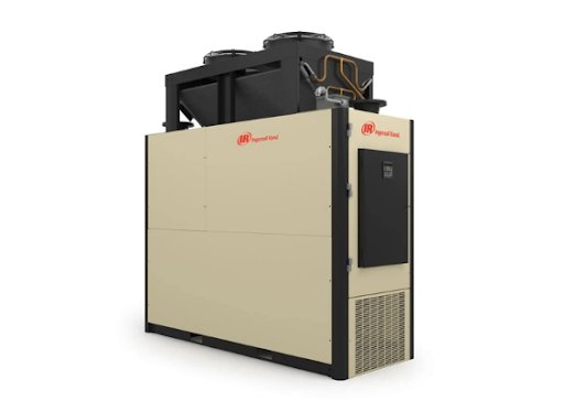 Secador de ar por refrigeração industrial utilizado em sistemas de ar comprimido, projetado para remover a umidade do ar, aumentar a eficiência operacional, reduzir riscos de corrosão e garantir maior vida útil aos equipamentos pneumáticos.